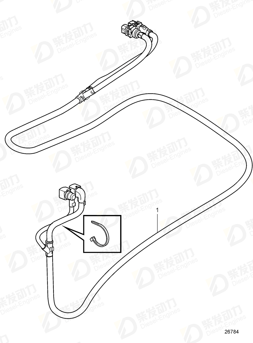 volvo penta Wiring harness 21276414 Drawing volvo penta Wiring harness 21276414 Drawing